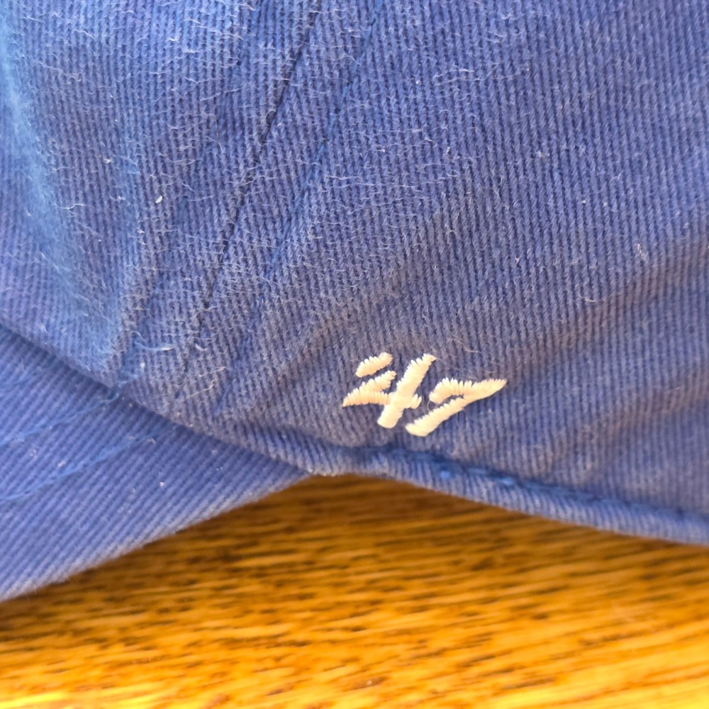 47 Brand Chicago Cubs MLB Baseball Cap Blue Adjustable Strapback Dad Hat OSFA - Picture 3 of 14